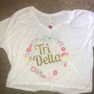 Tri delta tee new with tags